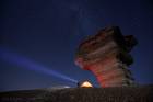 Camping under the Mushroom