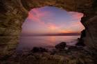 Sunrise from Cave Entrance