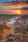Sunrise over Negev Desert