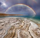 Rainbow over the Dead Sea